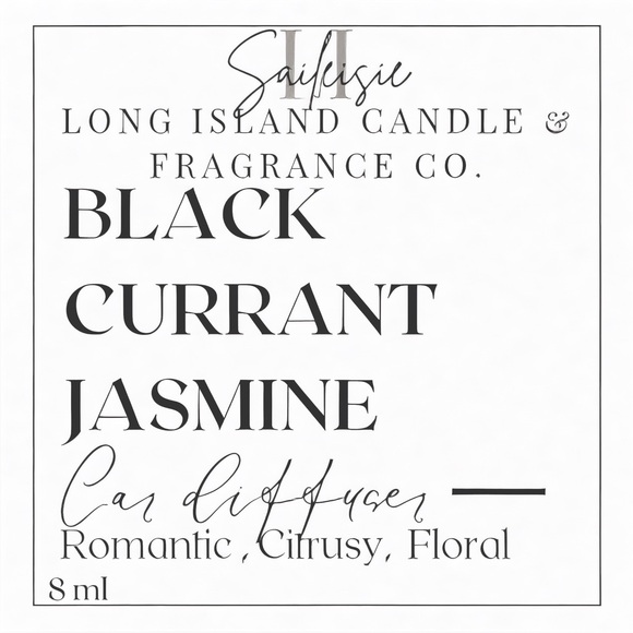 Black Currant Jasmine Car Diffuser | Aromatherapy | Floral Scent | 8ml Diffuser - Picture 5 of 5